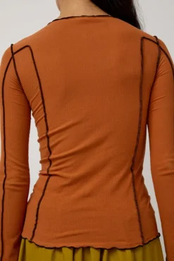 Omato Long Sleeve in Dre Orange^No.6 Store Discount