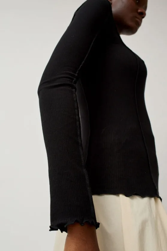 Omato Long Sleeve Top in Black^No.6 Store Discount