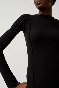 Omato Long Sleeve Top in Black^No.6 Store Discount