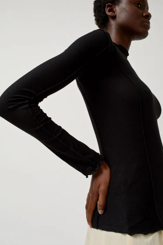 Omato Long Sleeve Top in Black^No.6 Store Discount