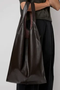 Oversize XL Shopper Bag in Braun^No.6 Store Clearance