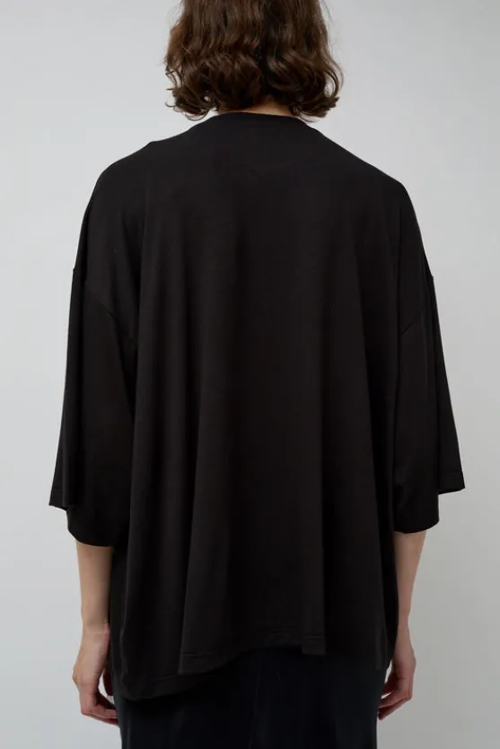Oversized T-Shirt with Sequins in Black^No.6 Store Discount