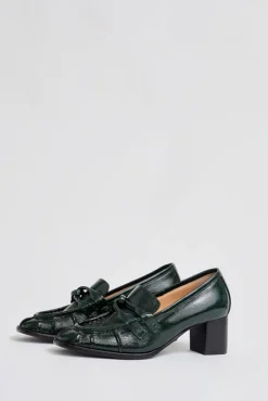Philippe Heeled Loafer in Bottle^No.6 Store Outlet