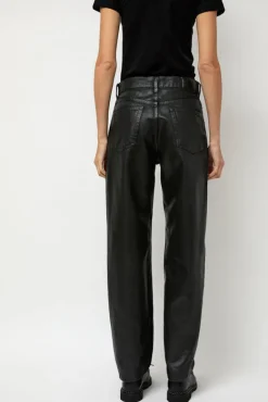 Pitched Baggy Jeans in Black Blue^No.6 Store Hot