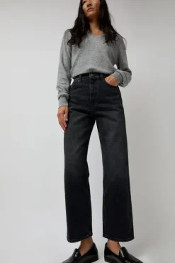Plein High Rise Straight Jean in Stil Black^No.6 Store Best
