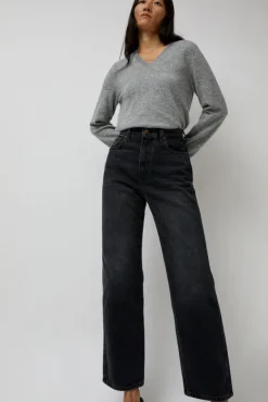 Plein High Rise Straight Jean in Stil Black^No.6 Store Best