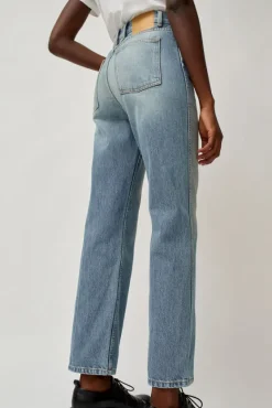 Plein High Straight Jean in Hudson Wash^No.6 Store Outlet