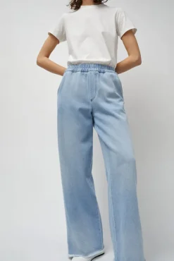 Polly Elastic Waist Jean in Light Blue^No.6 Store Fashion
