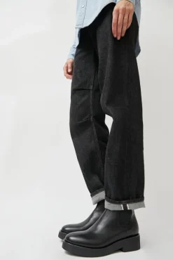 Pull on Crepe Sole Boot in Nero^No.6 Store Outlet