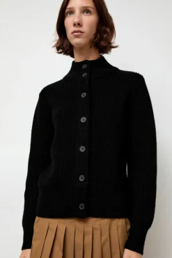 Raw Blouson Cardigan in Black^No.6 Store Hot