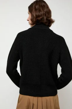 Raw Blouson Cardigan in Black^No.6 Store Hot