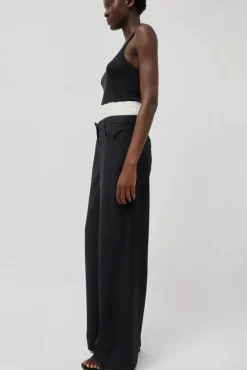 Relaxed Corset Trousers in Noir^No.6 Store Outlet