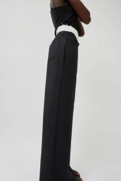 Relaxed Corset Trousers in Noir^No.6 Store Outlet