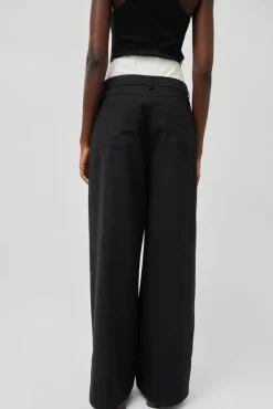 Relaxed Corset Trousers in Noir^No.6 Store Outlet