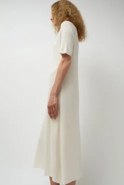 Rib Henley Dress in Bone^No.6 Store Fashion