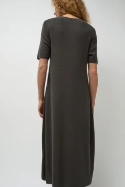 Rib Henley Dress in Coal^No.6 Store Fashion