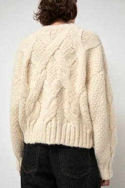 Rita Cable Sweater in Ivory^No.6 Store Fashion