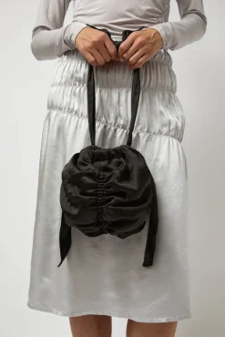 Satin Mini Ball Bag in Black^No.6 Store Hot