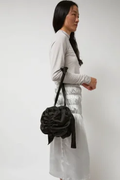 Satin Mini Ball Bag in Black^No.6 Store Hot