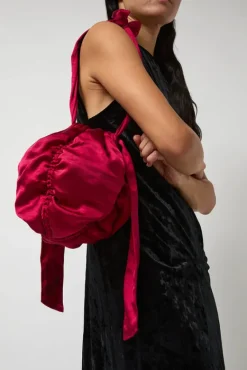 Satin Mini Ball Bag in Pink^No.6 Store Fashion