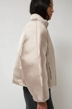 Satin Reversible Outer in Beige^No.6 Store Outlet