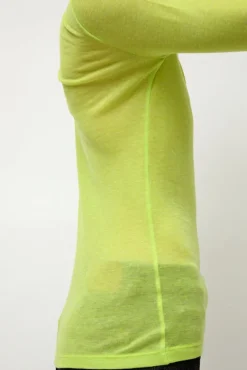Sheer Long Sleeve in Wasabi^No.6 Store New