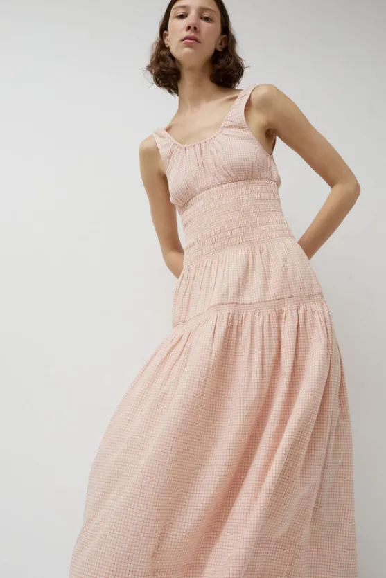 Sigrid Dress in Piquillo Check^No.6 Store Sale