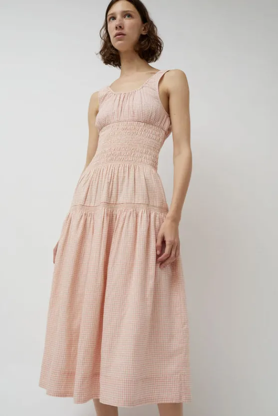 Sigrid Dress in Piquillo Check^No.6 Store Sale