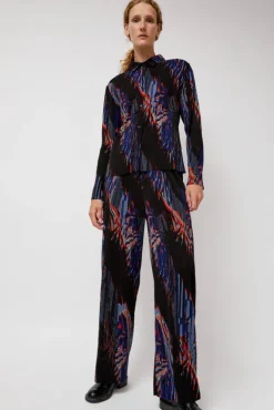 Silhouette Plisse Pant in Blue Shadow Wing^No.6 Store Clearance