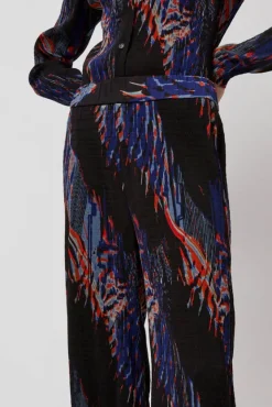 Silhouette Plisse Pant in Blue Shadow Wing^No.6 Store Clearance