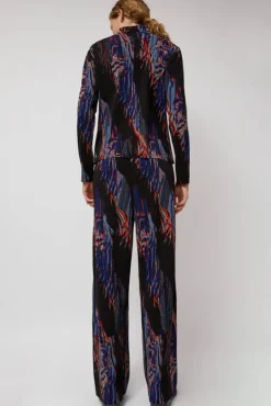 Silhouette Plisse Pant in Blue Shadow Wing^No.6 Store Clearance