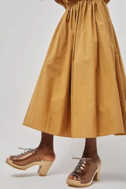 Simone Clog on High Heel in Bronze^No.6 Store Discount