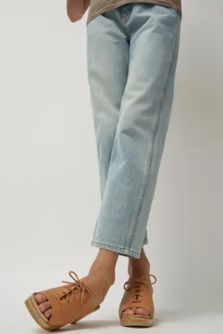Simone Clog on High Heel in Desert^No.6 Store Hot