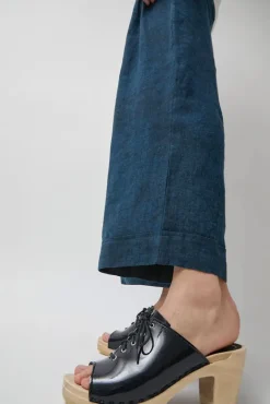 Simone Clog on High Heel in Navy Patent^No.6 Store Discount
