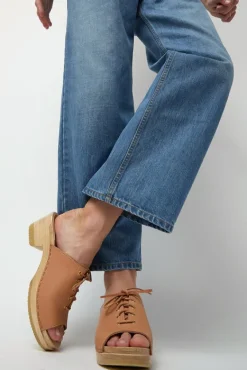 Simone Clog on Mid Heel in Desert^No.6 Store Best