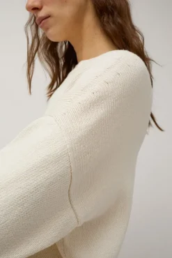 Simple Crewneck in White^No.6 Store Online