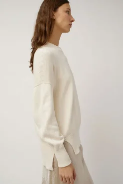 Simple Crewneck in White^No.6 Store Online