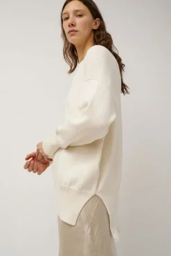 Simple Crewneck in White^No.6 Store Online