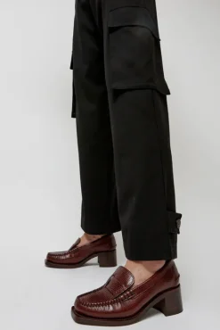 Sineu Heeled Grainy in Cognac^No.6 Store New