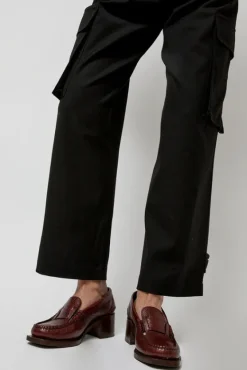 Sineu Heeled Grainy in Cognac^No.6 Store New