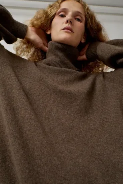 Soar Turtleneck in Teak Brown^No.6 Store Clearance