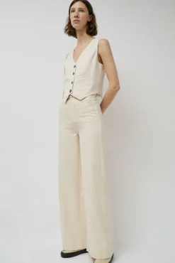 Soft Hank Pant in Bone^No.6 Store Sale