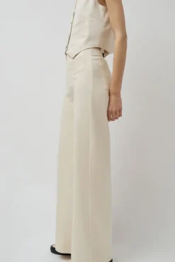 Soft Hank Pant in Bone^No.6 Store Sale
