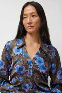 Stella Dress in Violet Roses^No.6 Store Online
