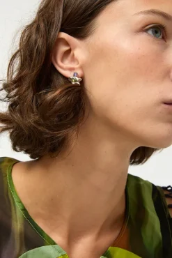 Stella Studs in Olive Amethyst^No.6 Store Outlet