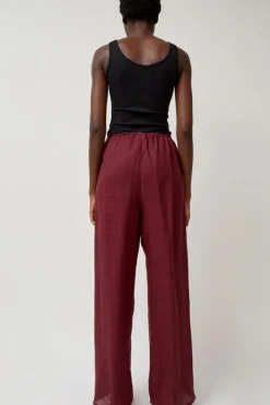 Stoa Pants in Stome Burgundy^No.6 Store Fashion