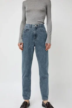 Straight Fit Denim in Mid Blue^No.6 Store Online