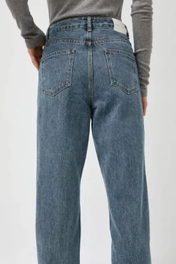 Straight Fit Denim in Mid Blue^No.6 Store Online