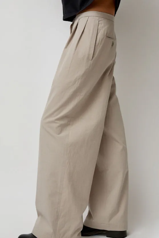 Straight Trousers in Cement^No.6 Store Online