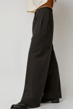Straight Trousers in Dark Grey^No.6 Store Outlet